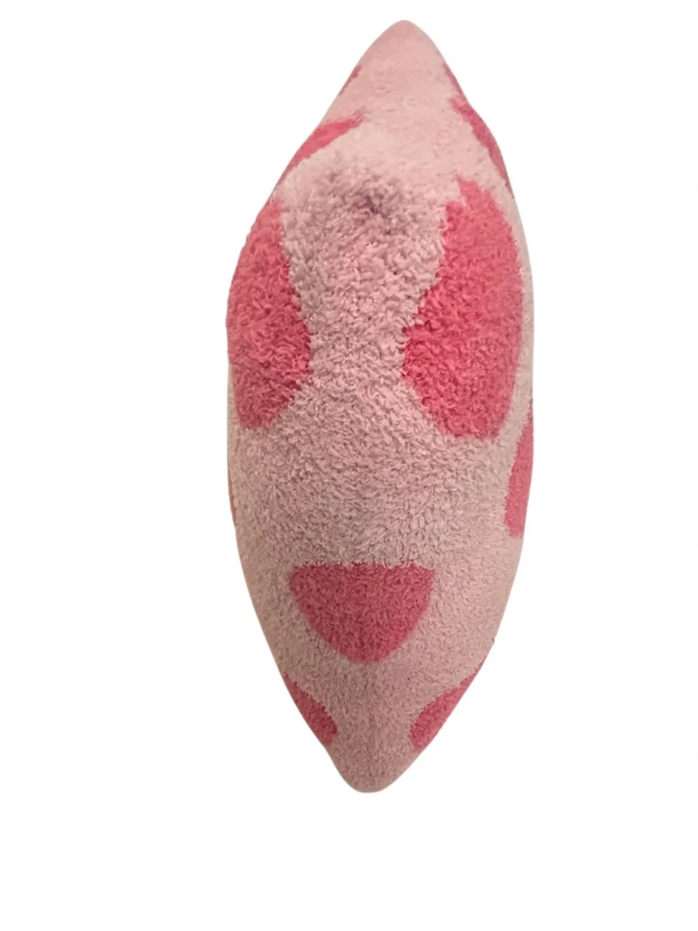 Novogratz Pink Heart Throw Pillow | Soft Fuzzy Plush Accent Pillow 🩷